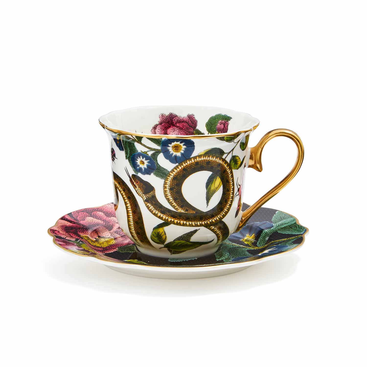 Creatures of Curiosity Teacups and Saucers with Teapot image number null